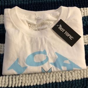 NWT Ricky and Morty T-shirt “Ricks Gym” SIZE M